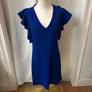 Chelsea 28 Blue V-Neck Dress